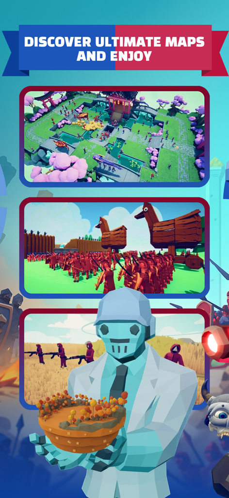 Showcase of custom battle maps and unique unit mods for Totally Accurate Battle Simulator.