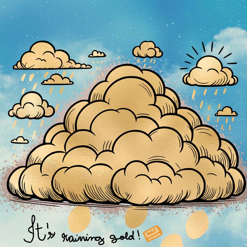 realistic cloud background