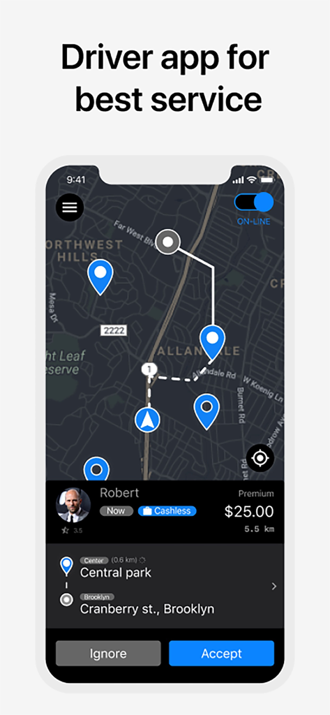 TA Driver Alpha - Travel App | MWM