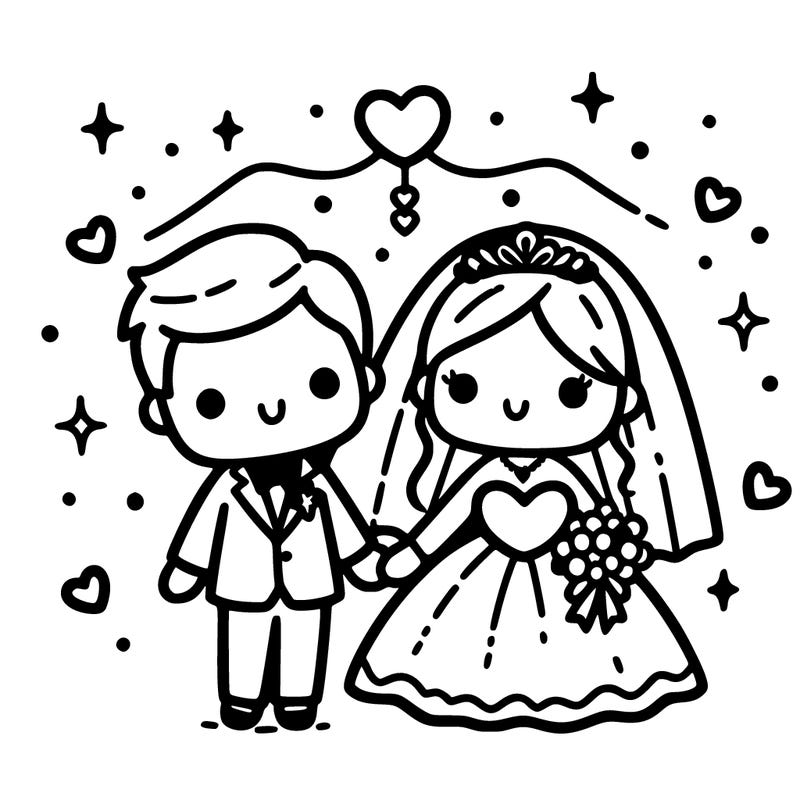 wedding tow people are getting married