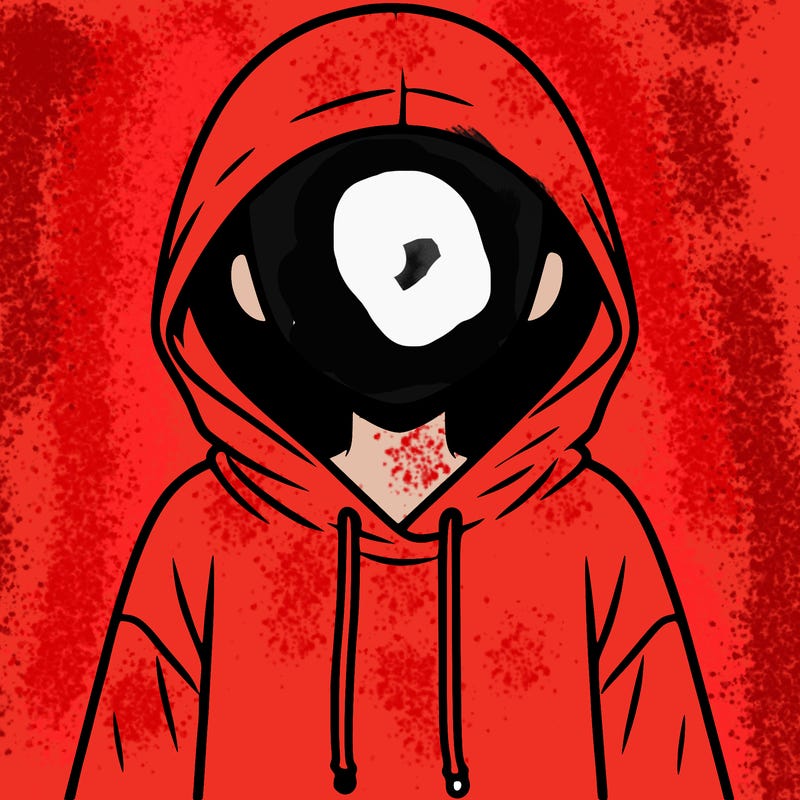 faceless girl in hoodie