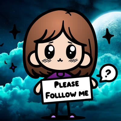 please follow me