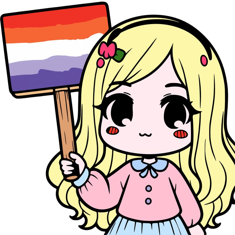 a girl holding a sign