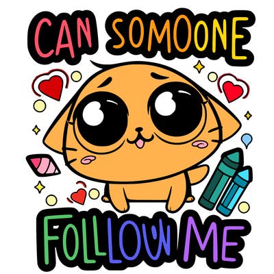 can someone please follow me?