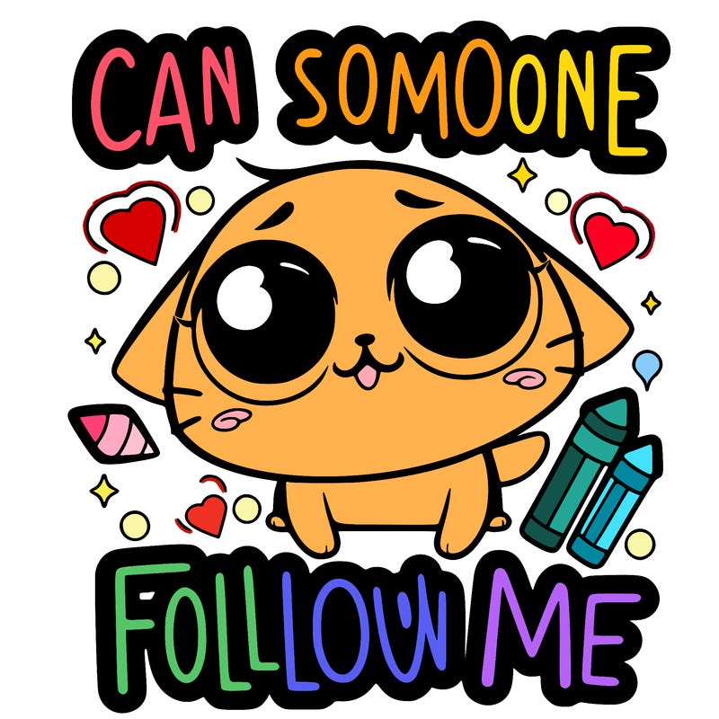 can someone please follow me?