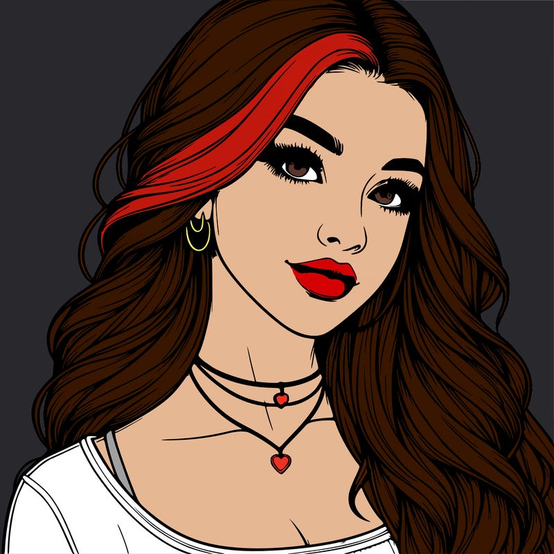 detailed realistic girl