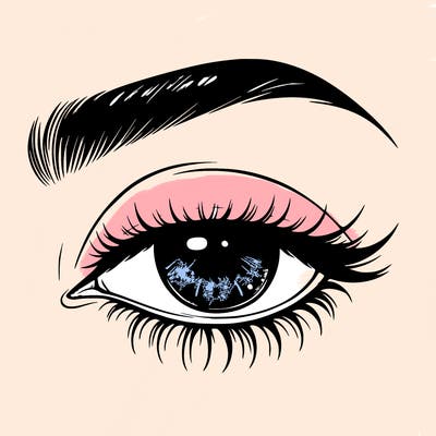 eye closed realistic