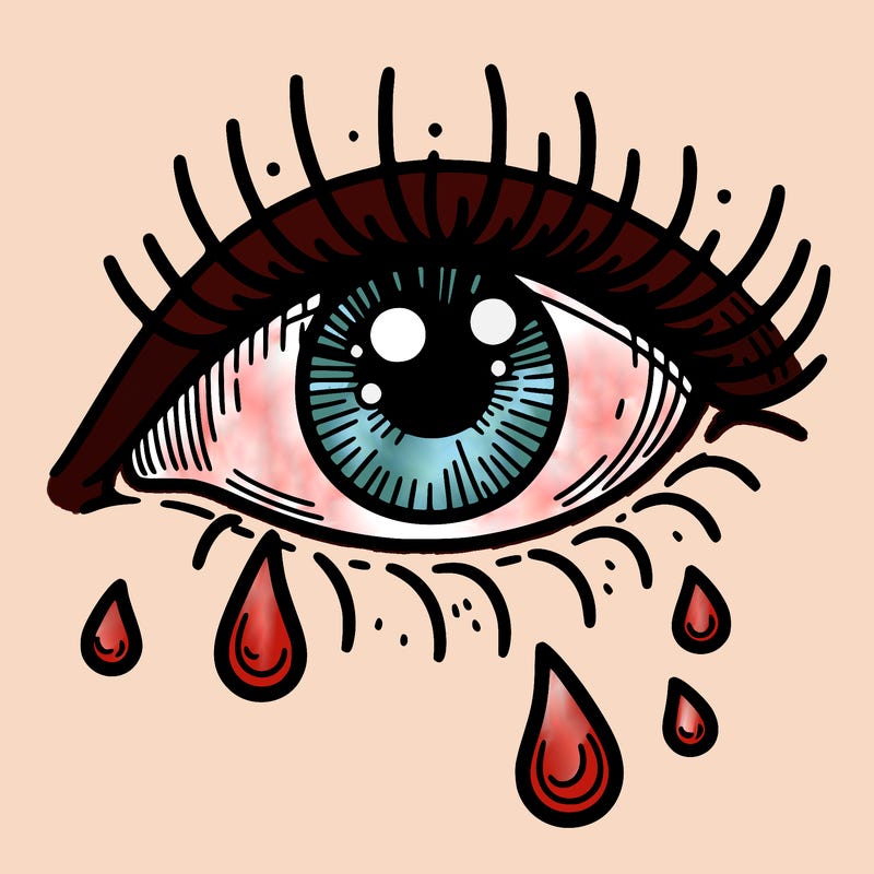 tears in an eye