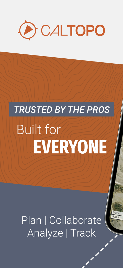 CalTopo: Backcountry Mapping - CalTopo app screen displaying its professional backcountry mapping and planning capabilities.