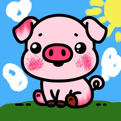 cute pig