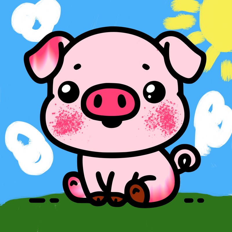 cute pig