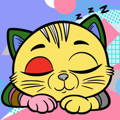 sleepy cat