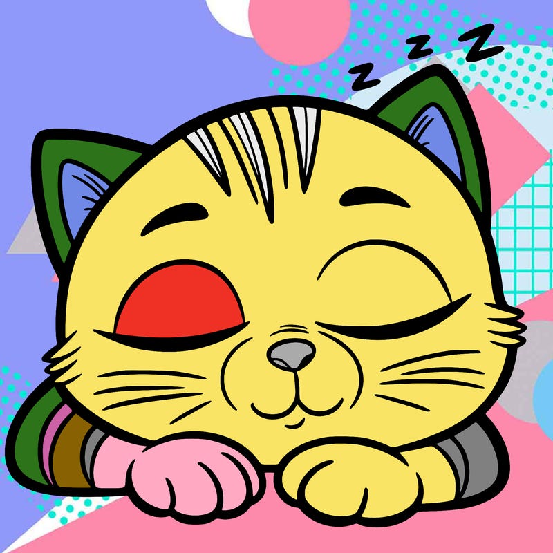 sleepy cat