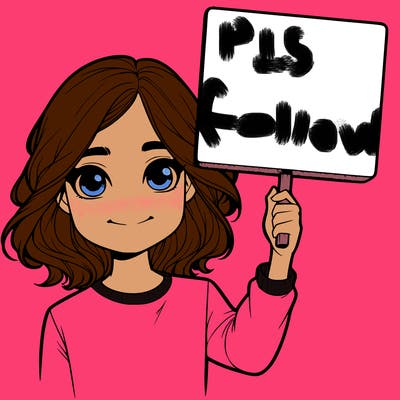 realistic girl holding up a sign