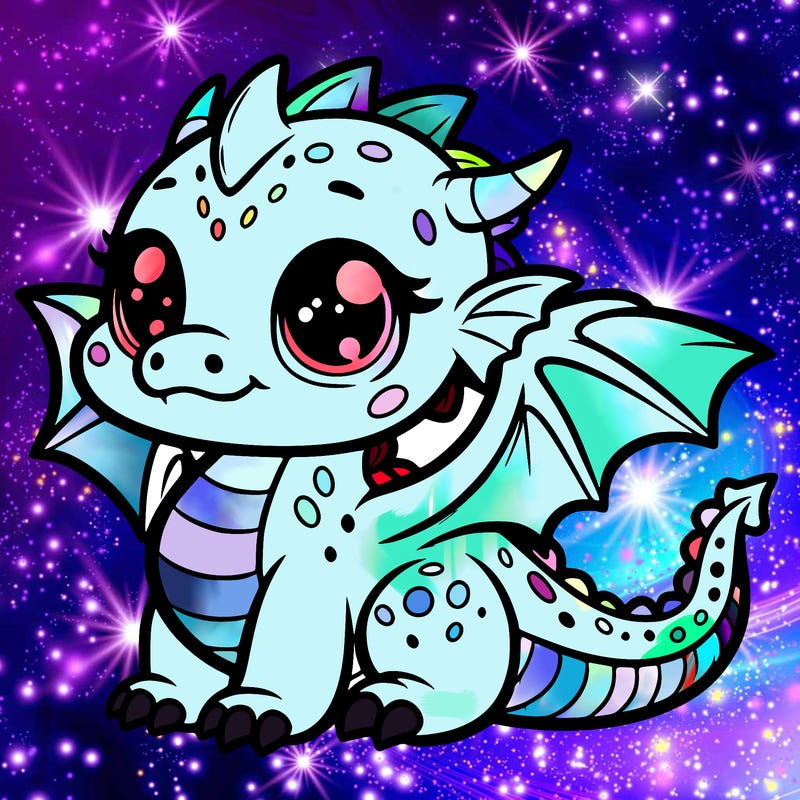 cute baby dragon