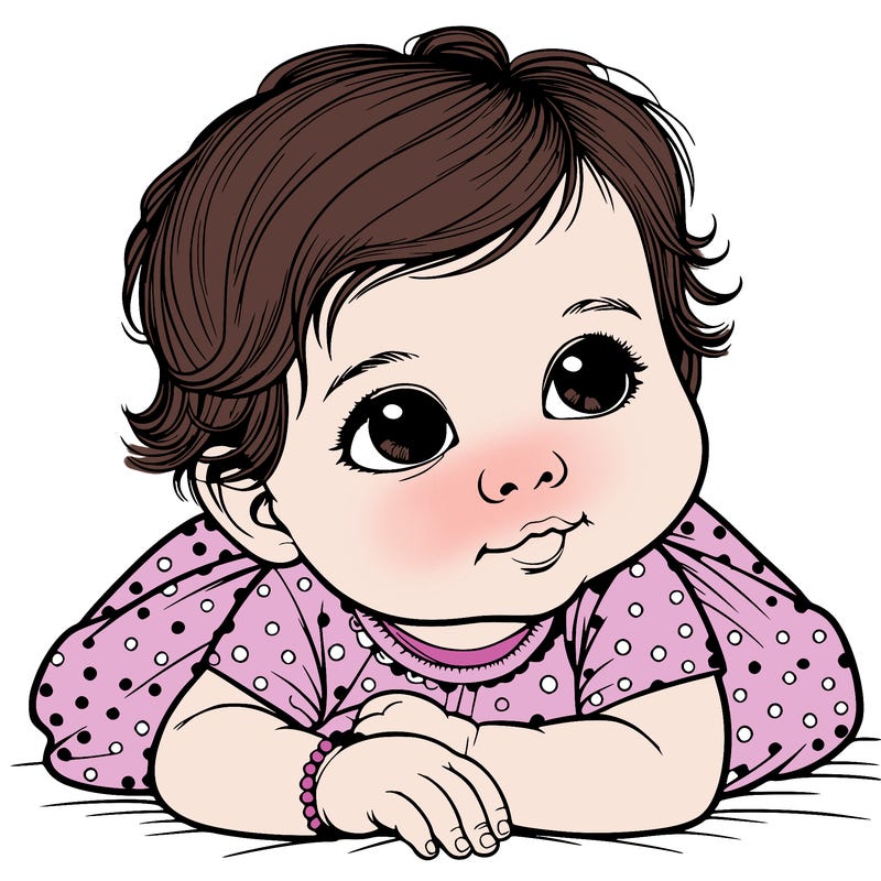 realistic baby girl