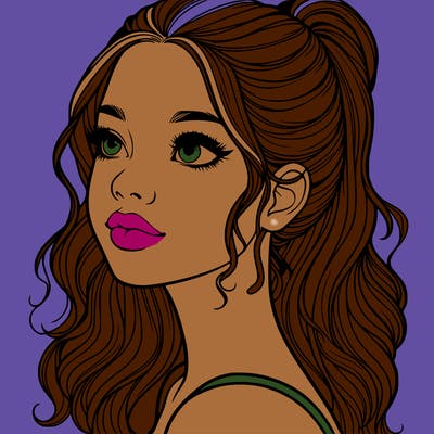 beautiful realistic girl