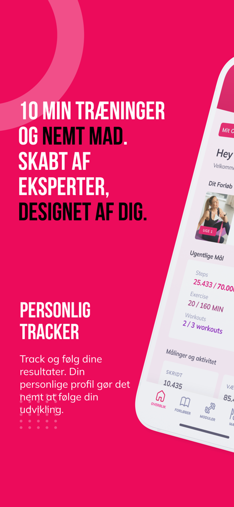 Miss Fit - Miss Fit app screenshot showing personal fitness tracking for steps and 10 minute workouts