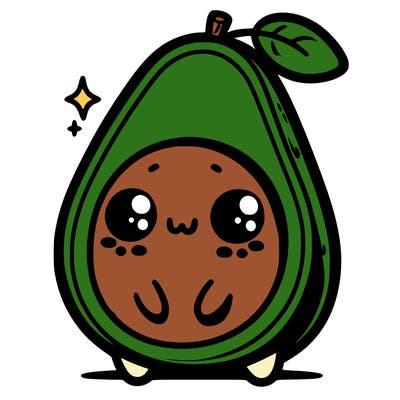 cute avocado