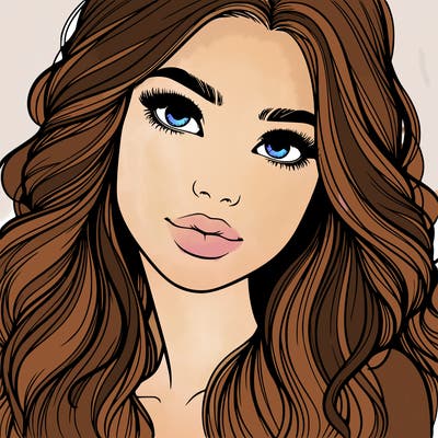 beautiful realistic girl