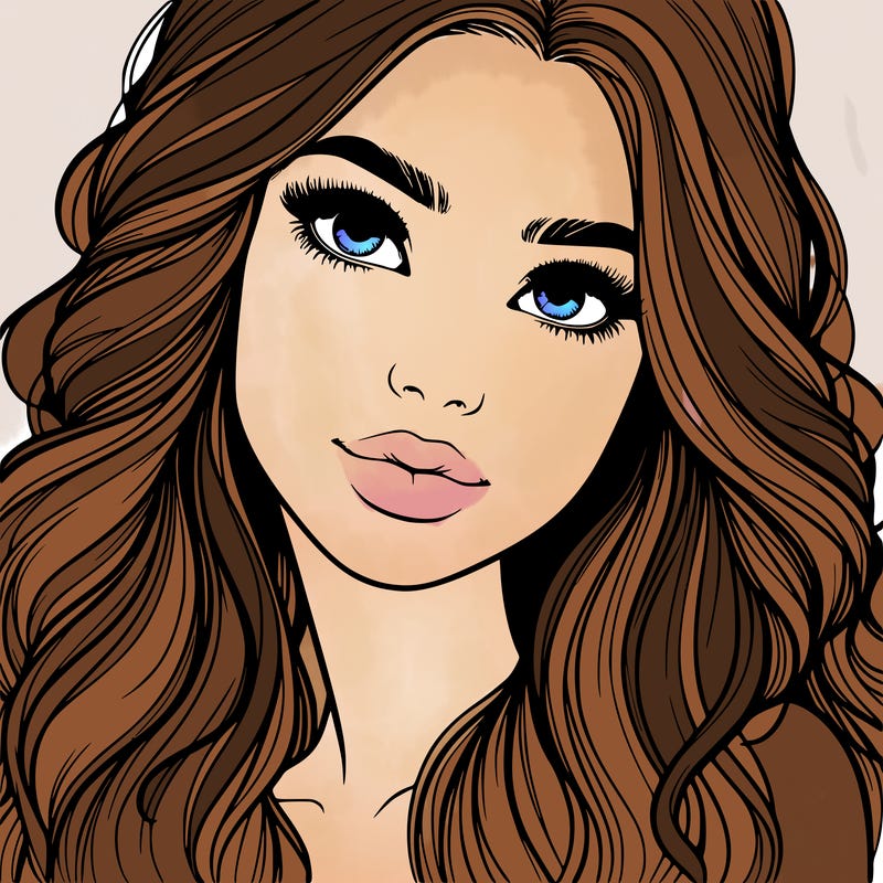 beautiful realistic girl