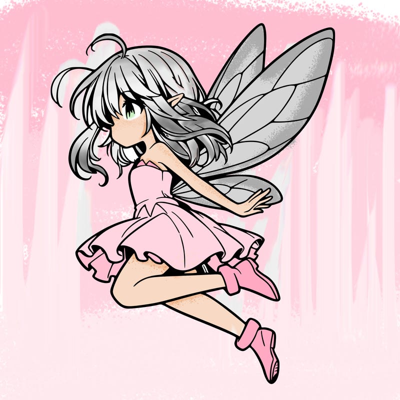 manga fairy flying