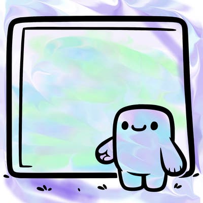 big blank piece of paper