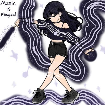 realistic girl danceing