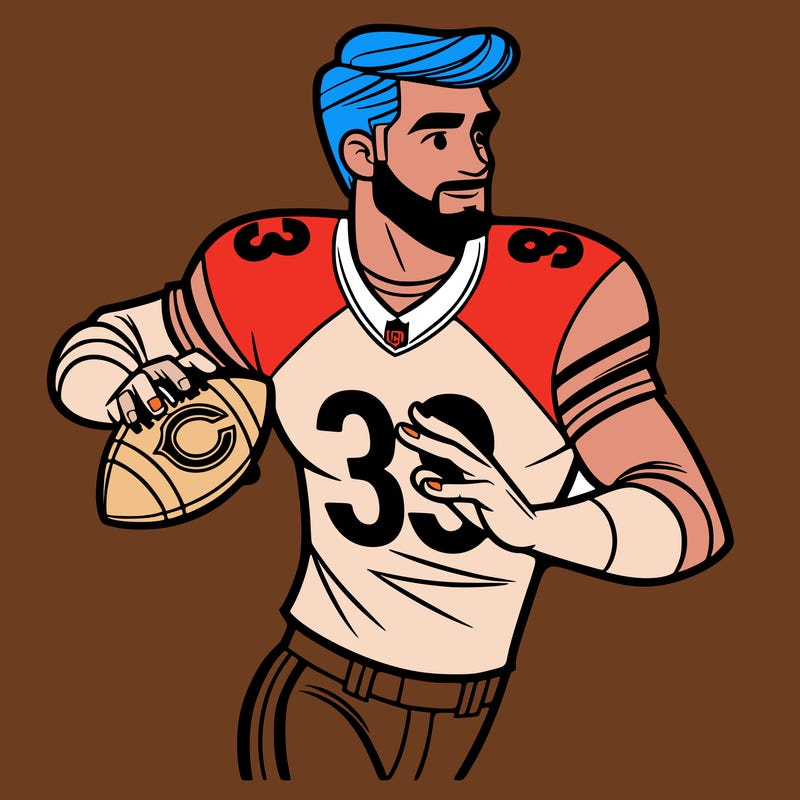 man playing for the chicago bears