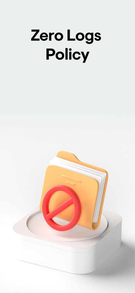 VirtualShield VPN zero logs policy feature illustration