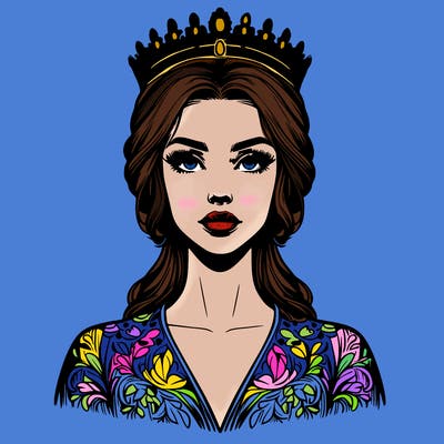 realistic beautiful queen