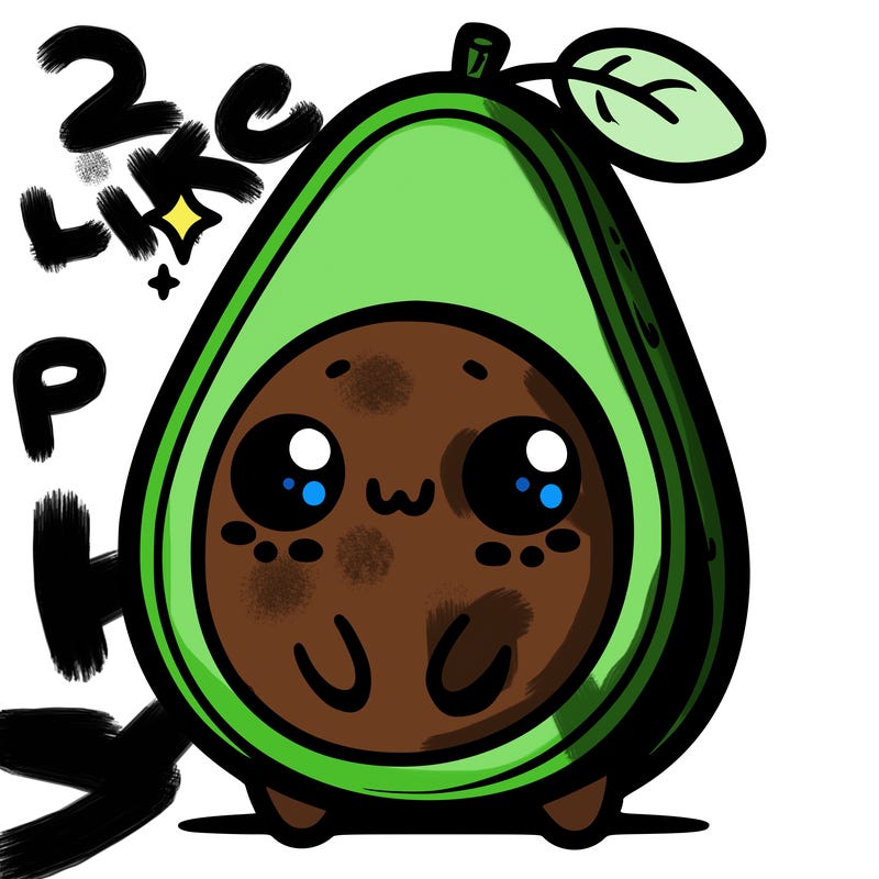 cute avocado