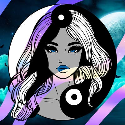 realistic yin yang girls