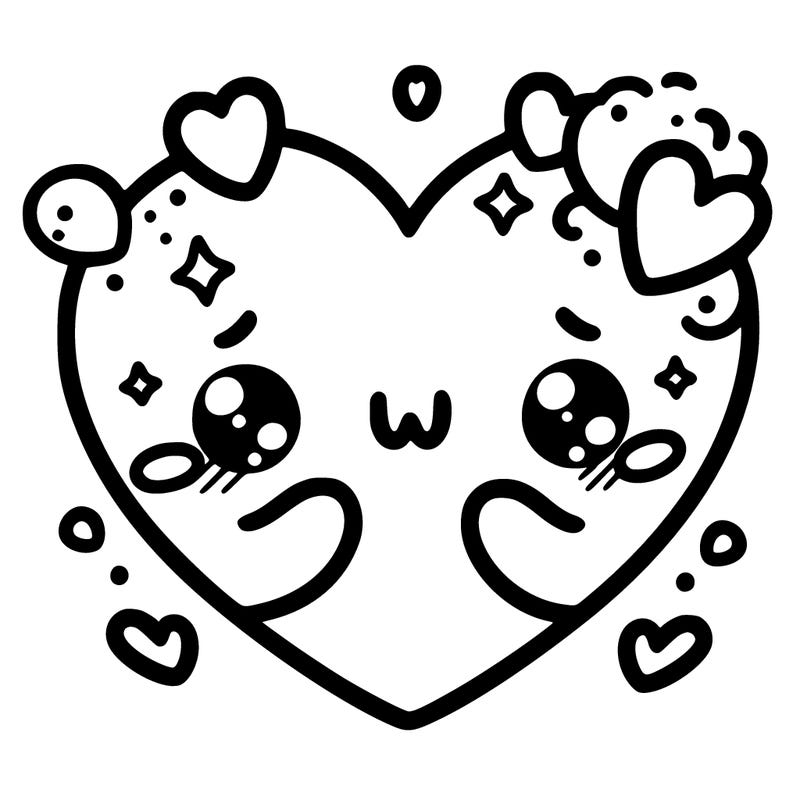 valentines heart, simple, cute