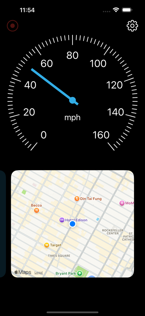 Speedometer Live - Real time speed tracking with analog gauge and map navigation