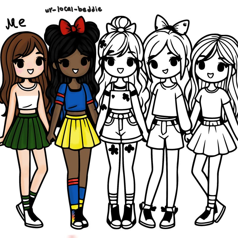 a girls friend group