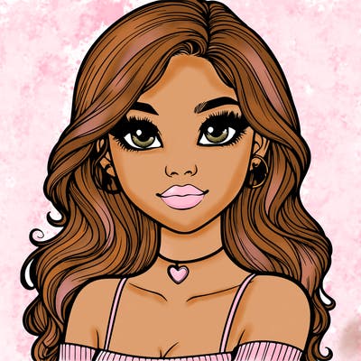 realistic pretty girl