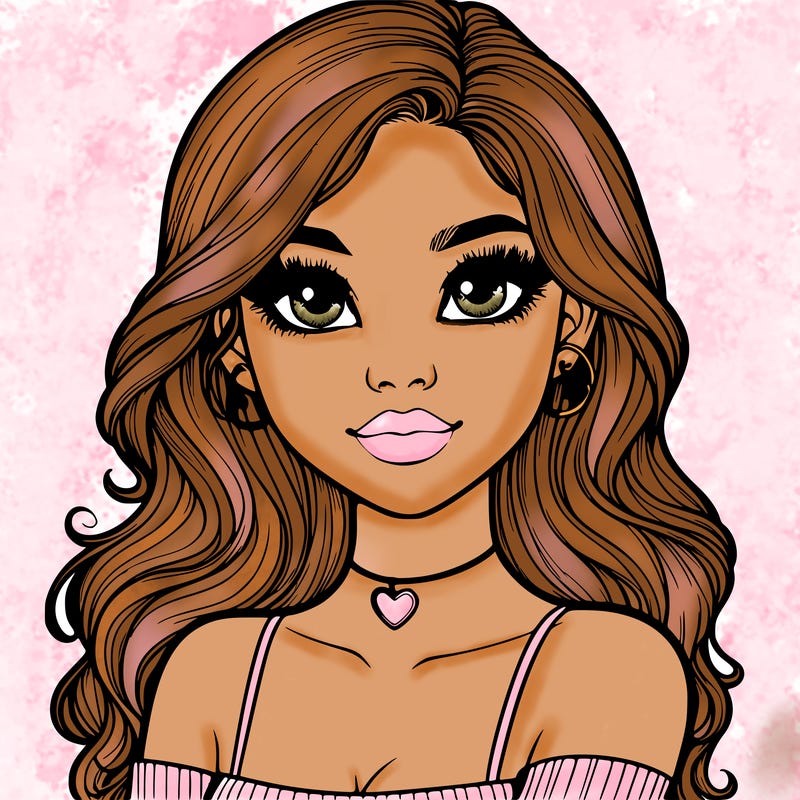 realistic pretty girl