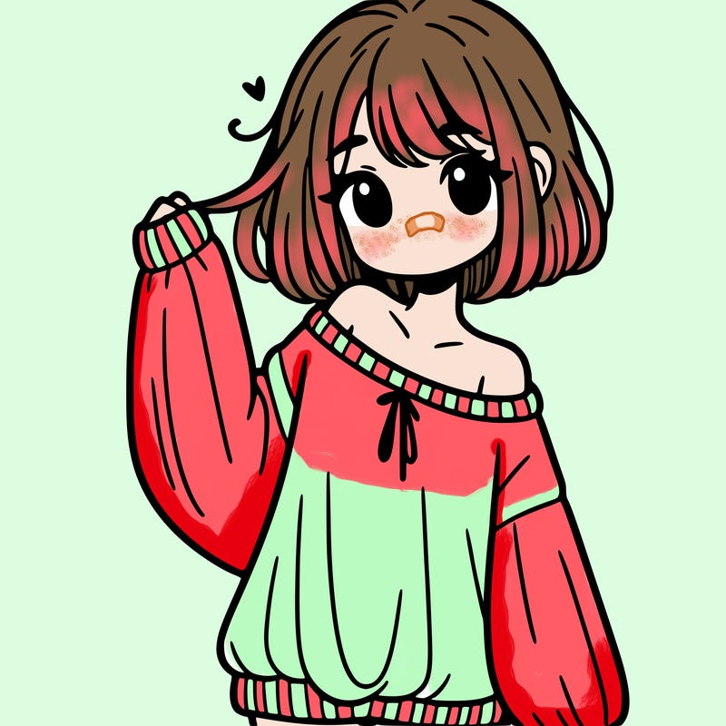 girl in baggy sweater hanging off her shoulder