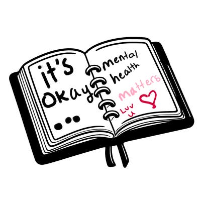 open note book blank