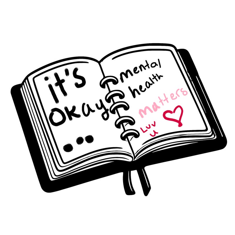 open note book blank