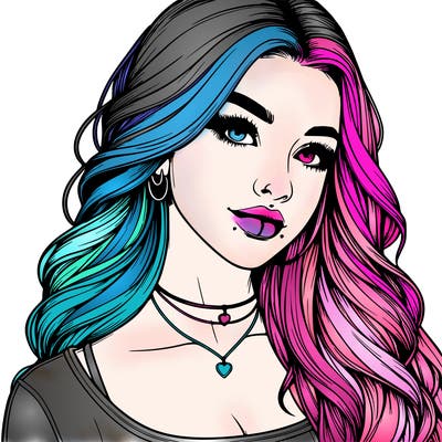 detailed realistic girl