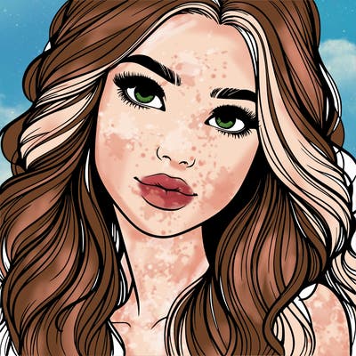 beautiful realistic girl