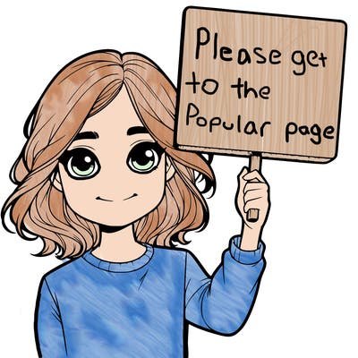 realistic girl holding up a sign