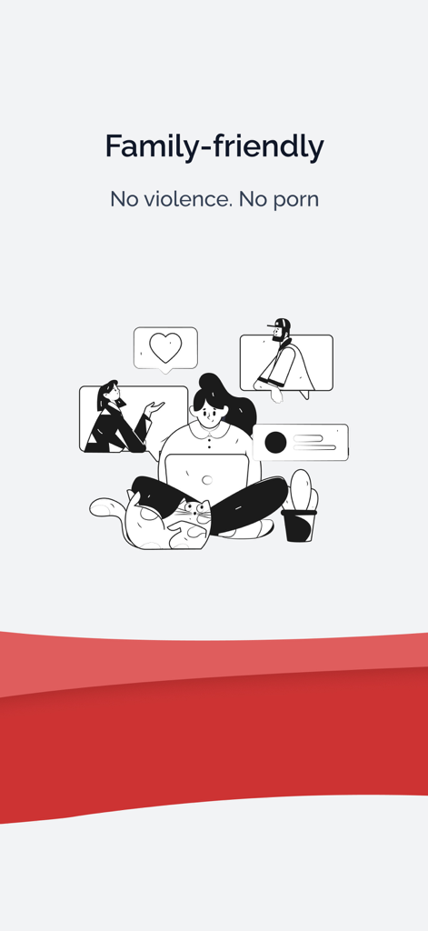 Fonctionnalité de recherche adaptée aux familles dans l'application Swisscows, montrant le filtrage de contenu sûr.