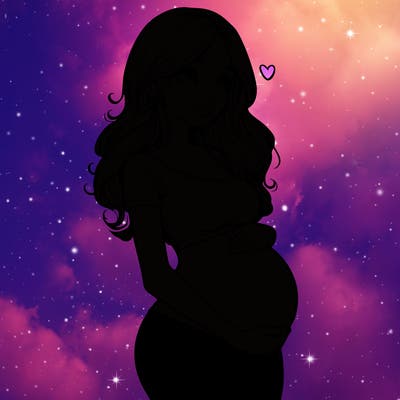 realistic pregnant girl