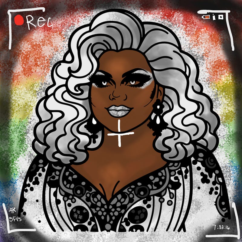 realistic plus size drag queen