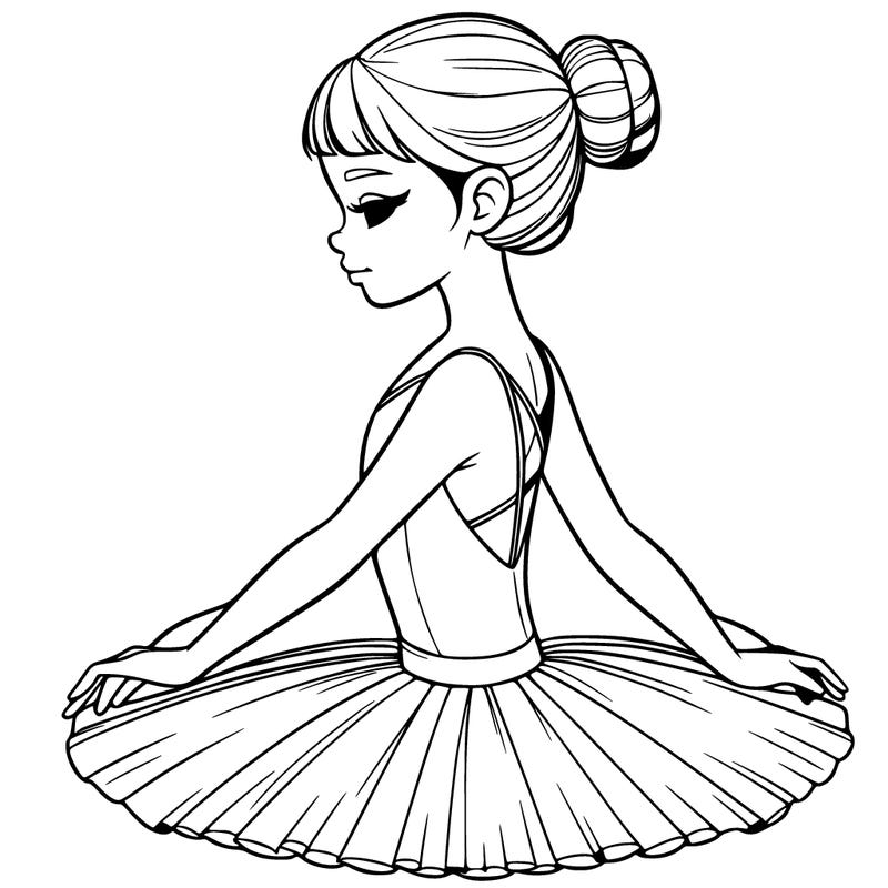 realistic ballerina