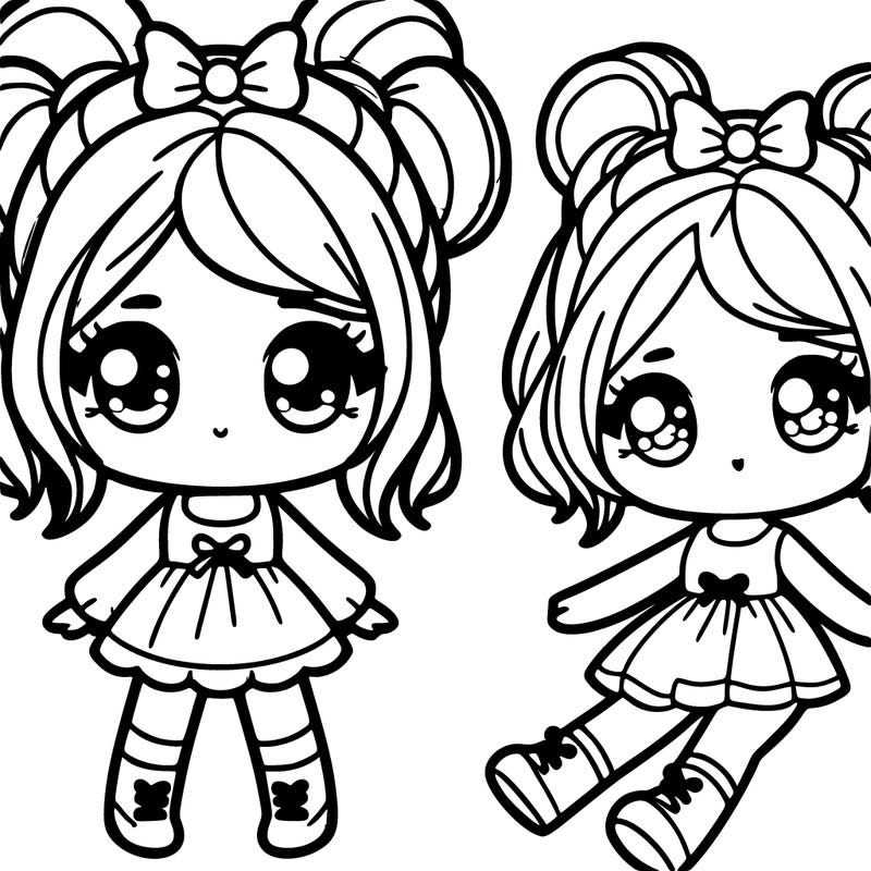 cute little doll girl