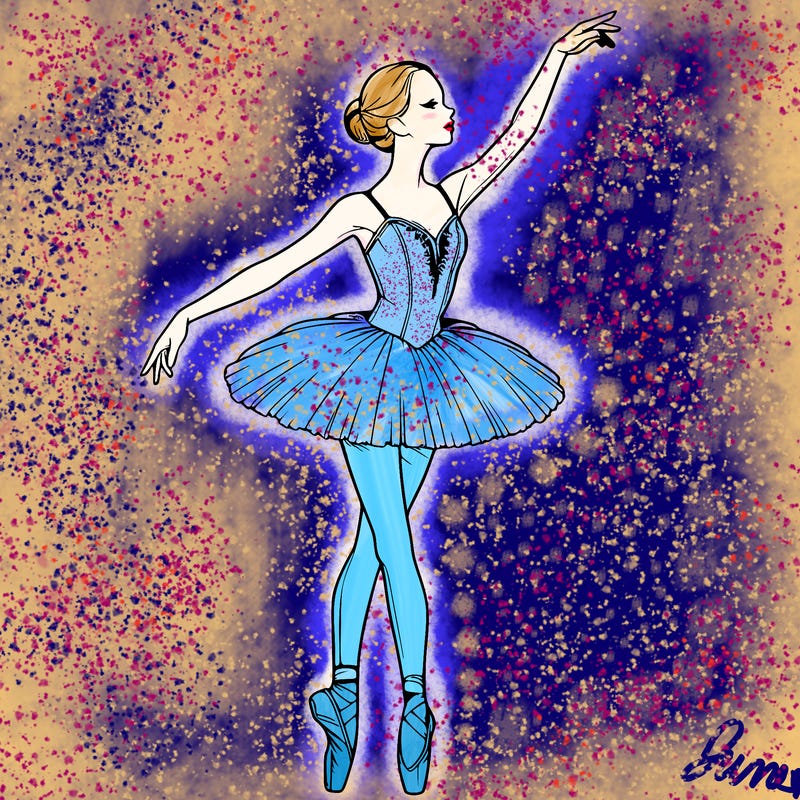 realistic ballerina